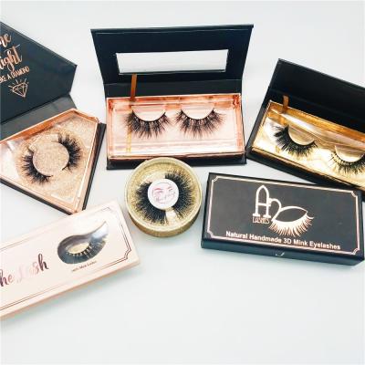 China 100% Recyclable Real Mink Lashes Private Label Eyelash Box Custom Packaging for sale