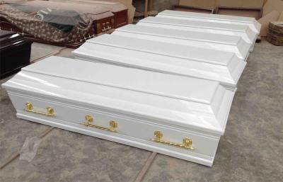 China White greece wooden coffins with lining and lid lining 200x49/65/43x52cm for sale