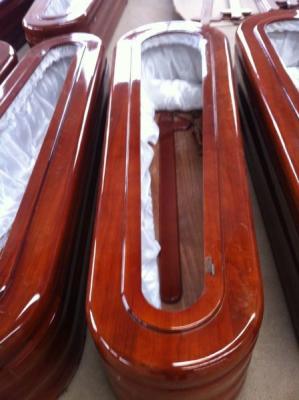 China Paulownia wooden coffin for sale