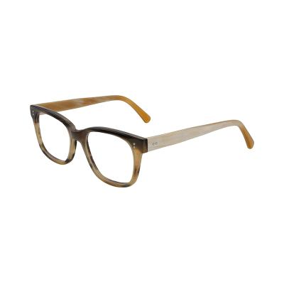 China Unisex Hot Selling Horn Glasses Optical Frames For Man's Eyewear for sale