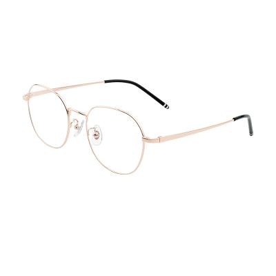 China Unisex Fashion Female Laser Pattern Temples Metal Glasses Frames for sale