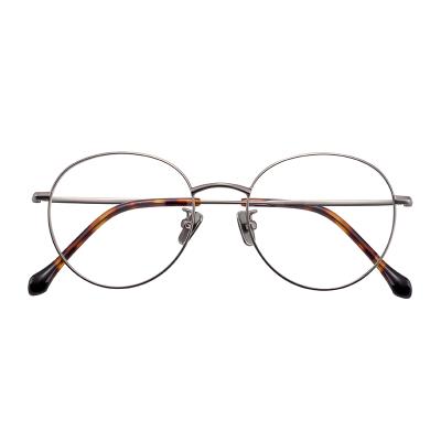 China Wholesale high quality unisex round metal glasses glass frame for sale