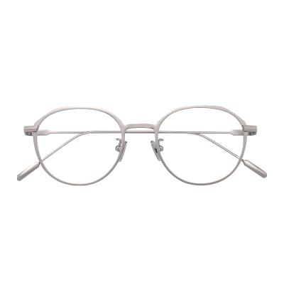 China Titanium Optical Frames Metal Optical Glass Eyewear Unisex Wholesale Men for sale