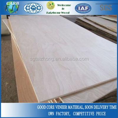 China Commercial Grade Poplar Core Okuma Interior Plywood for sale