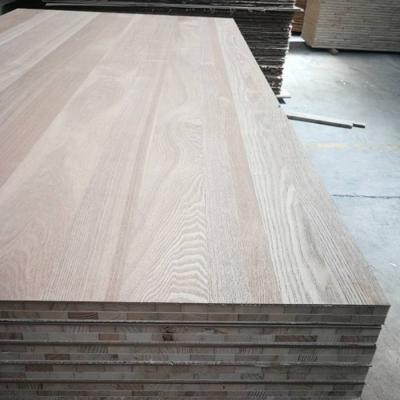 China Hotel Door Used Natural Ash Veneered 44mm Block Board for sale