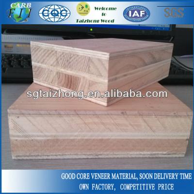 China Poplar 40mm NZ beam pine plywood faced pine blockboard for door for sale