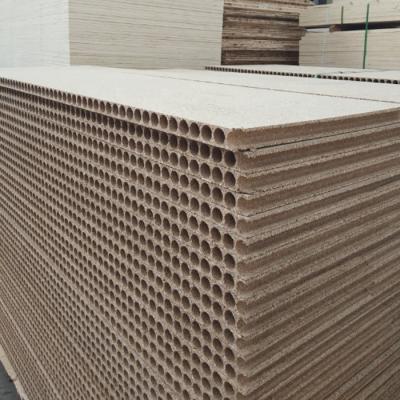 China 38mm Industrial Tubular Particle Board For Door Core for sale