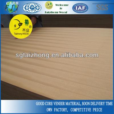 China Moisture Proof Natural Wood Veneer Laminated MDF Panels for sale