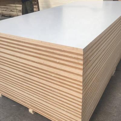 China 18mm Pearl White Melamine Moisture Proof MDF for sale