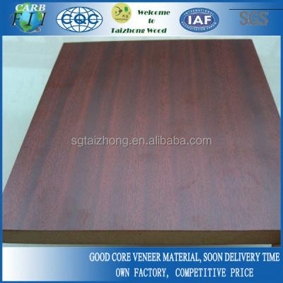 China Moisture proof melamine laminated high density fiberboard for sale