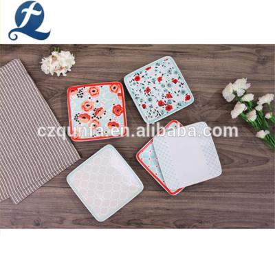 China Good Quality Viable Custom Made Ceramic Coasters Coffee Cup Mat Drinks Mat For Dining Table for sale