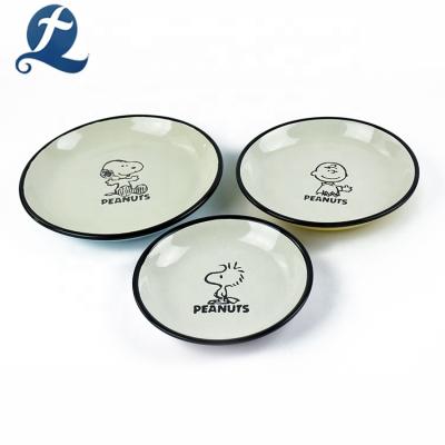 China Ceramic Viable Fashion Design Dinnerware Cartoon Restaurant Special Dish for sale