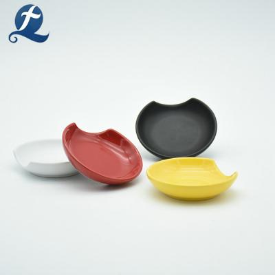 China Sustainable Customizing Colorful Ceramic Dish Tray for sale