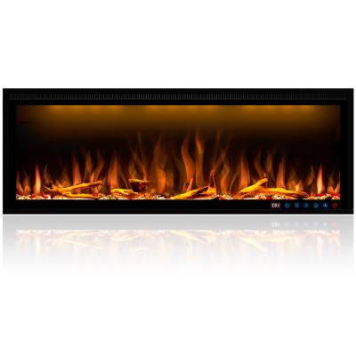 China Commercial Luxstar 50 Inches Decorative Fireplaces With LCD Smart Remote for sale