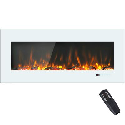 China Hotel Luxstar 50 inch white personal fireplace with electric heater for hot sale electric fireplace with led flames for sale