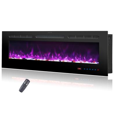 China LED Flame Lights Luxstar 88 Inch Electric Fireplaces Manufacturer Insert Heaters Fireplace Home OEM ODM With Artificial Realistic Heat Flame for sale