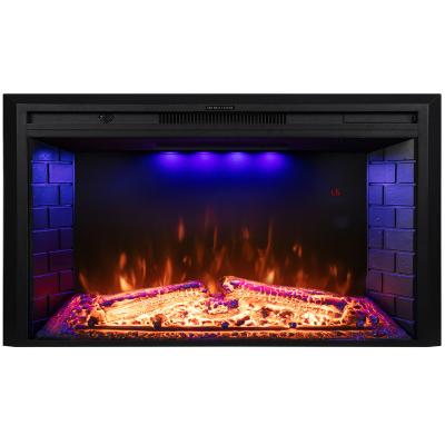 China Hotel Luxstar 2022 25 inch personal electric fireplaces with high quality real log speaker electric fireplace insert for sale for sale