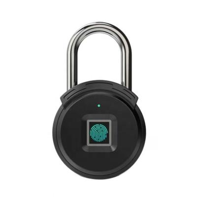 China Modern Boxing Waterproof USB Charging Padlock Biometric Fingerprint Smart Protection Lock for sale