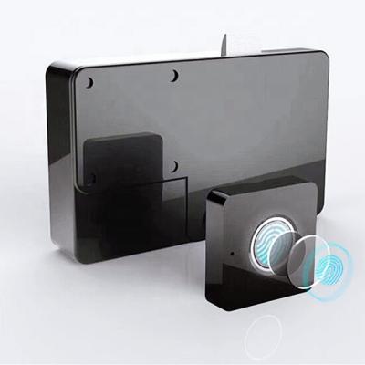 China Aluminum Alloy Rechargeable Home Panel Fingerprint Smart Cabinet Lock Suitable For Furniture for sale