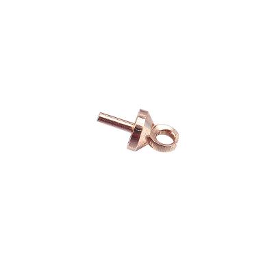 China Fashionable.Popular.Ladies jewelry hole pendant half claw accessories diy handmade wholesale copper seductive nail accessories for sale