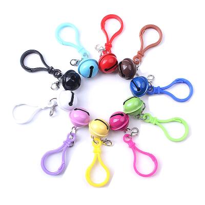 China Fashionable.Popular.Ladies Creative Personality Ornaments Gifts Small Colorful Plastic Keychains Hanging 22mm Bells,Bags,Jewelry Pendants for sale