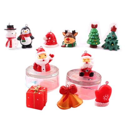 China New Fashionable.Popular.Ladies Resin DIY Jewelry Accessories Santa Claus Tree Simulation Resin Mobile Phone Accessories for sale