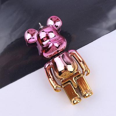 China New Fashionable.Popular.Ladies Factory Wholesale Cartoon Cute Creative Colorful Transparent Pendant,Magic Bear Key Chain for sale