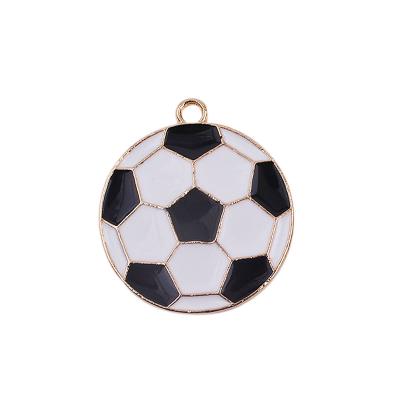 China Fashionable.Popular.Ladies alloy factory small jewelry ear accessories hair accessories necklace ball pendant wholesale sports series DIY gifts for sale