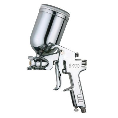 China High Quality Fine Atomization Spray Gun Swivel 400ml Aluminum Cup Spot Repair Painting Kit for sale