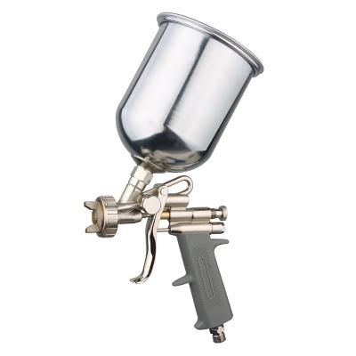 China Air Gravity Feeding Texture Nozzle Spray Gun 600ml Aluminum Cup Zinc Alloy Nozzle Cap for sale