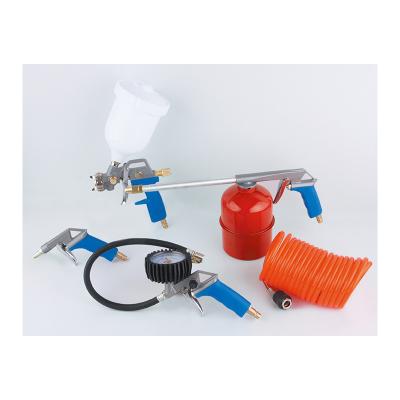 China W-2004A1 5PCS Air Gravity Feed Spray Gun Kits Multi-fuction Use For Car Repair Tools for sale