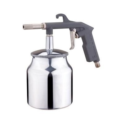 China Economy Aluminum Lightweight Air Under Coating Gun With 750cc Cup Remove Dust Painting Tools for sale