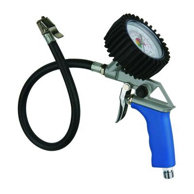 China Mechanical gauge Tire Inflating Gun Spray Tools For Blow Dust Away Powder Coat Color for sale