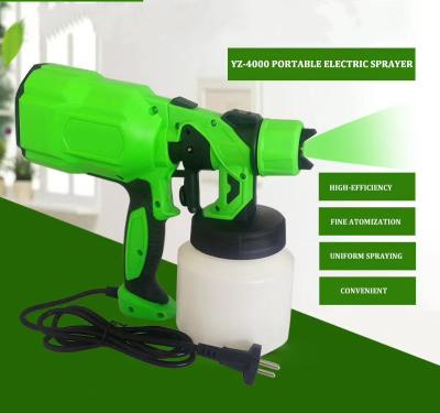 China HVLP  Electric Sprayer Disinfection Portable Green Color Painting Gun 800ml Plastic Cup with CE GS Certifications for sale