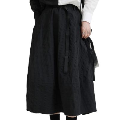 China 2591 Autumn And Winter Dark Wind Lantern Skirt Women Mid Length Puffy Skirt Breathable Bust Skirt for sale