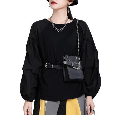 China Fashion Breathable Women Full Long Lantern Sleeve Women Lady Top Blouse Casual Woman Full 1947 Fashionable for sale