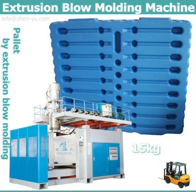 China zk-135 plastic ware blow molding machine zk-135 making forklift pallet for sale