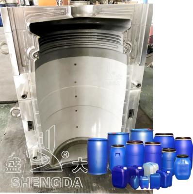 China OEM Plastic ISO CE Custom Chemical Barrel Tank Drum Blow Mold for sale