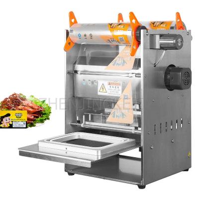 China Commercial Automatic Takeout Box Sealing Machine Disposable Lock Box Tool Packaging Equipment for sale