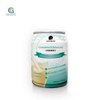 China Nutritional Supplement Sugar Lactose Free Complete Nutritional Supplement Protein Shake Vanilla Milk Customized OEM for sale