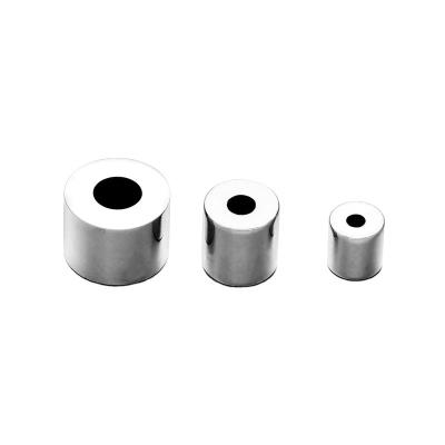 China CLASSIC Suowei 316l Stainless Steel Pvd Plated Big Base Hole Around Logo Spacer Bead Custom Jewelry Making For Size Metal Bracelets for sale