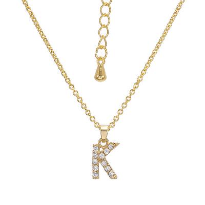 China 2022 Vintage Suowei Fashion Kolye Hip-Hop Brass 26 Letters Pendants Necklaces Choker Chain Necklaces Unisex Chain Customization for sale