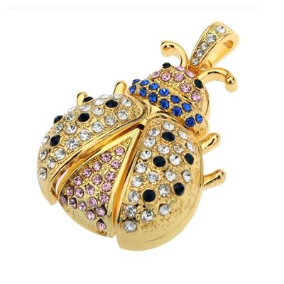 China Luxury USB Drive 4G 8G 16G Pendrive 32GB 64GB 128GB Pen Drive U Disk Luxury Diamond Memory Necklace Stick for sale