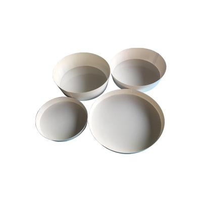 China Disposable Custom Baking Tools Molds Cups Trays Cardboard Cake Baking Tins for sale