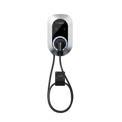 China Charging Electric Car Charging Type 7kw - 2 Wallbox 32a Ev OEM 1-PHASE Ip 55 Charger For Electric Vehicle Charging 5 Meters Cable for sale