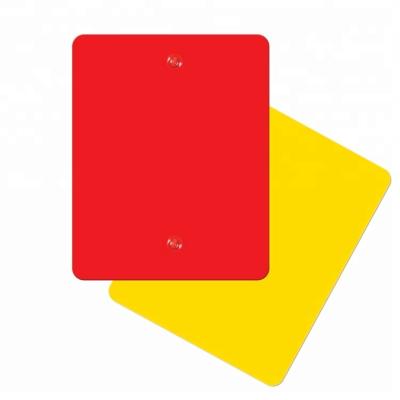 China Away Training Red And Yellow PVC Referee Advanced Bundle Cards , Football Game for sale