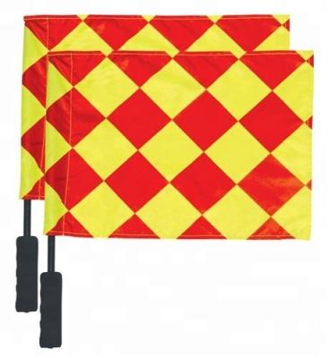 China Soccer Traning Factory Supply Soccer Referee Hand Flag for sale