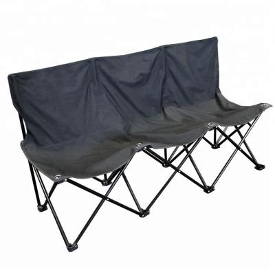 China Eco-friendly 3-Seater Bench With Back Rest, Beach Chair, Soccer / Footballer Rest Chair for sale