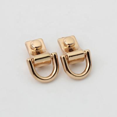 China Polished Nolvo World 4 Colors 14*23 Mm Good Quality 14*23 Mm Strap Connector Purse Hardware Buckle Bag Connector Buckle for sale