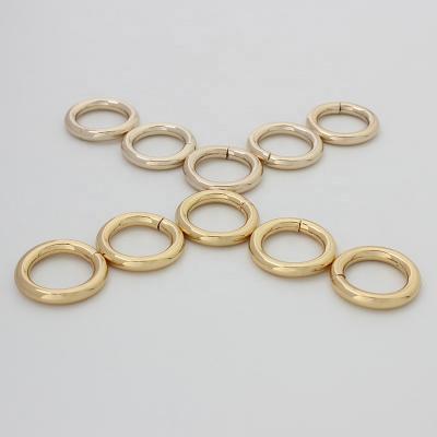 China Hot Selling Nolvo Metal Polished World 13mm Openable 5 Colors Product Ring For Bags for sale